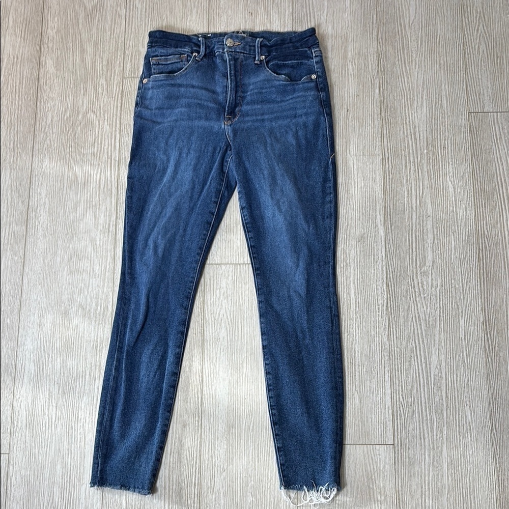 Good American Good Legs Blue Skinny Jeans size 10 / 30